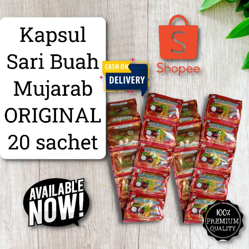 Jual Kapsul Sari Buah Mujarab Original Extra Kulit Manggis Dan Sirsak Herbal Asam Urat 1756