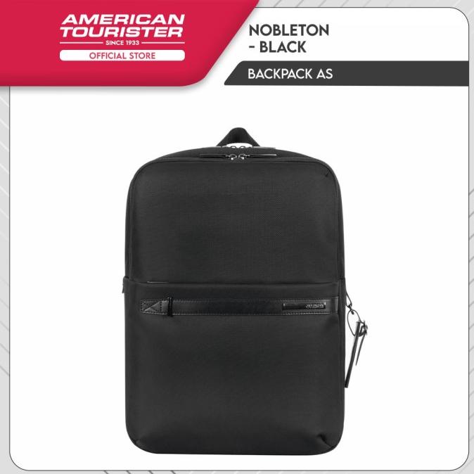Jual American Tourister Nobleton Backpack AS - Black | Shopee Indonesia