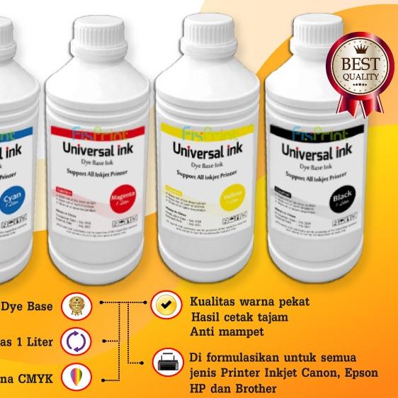 Jual Tinta Universal Cyan Liter Tinta Refill Printer Dye Base