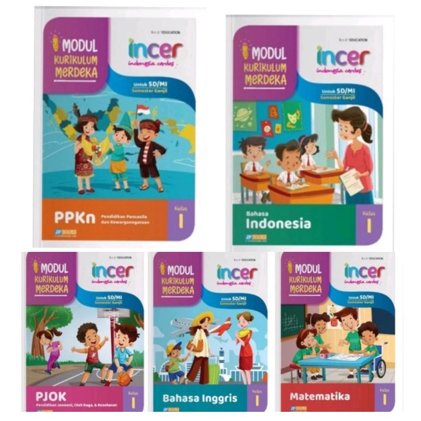 Jual Seri MODUL SOAL incer untuk SD/MI kelas 1 kurikulum merdeka 2022 ...