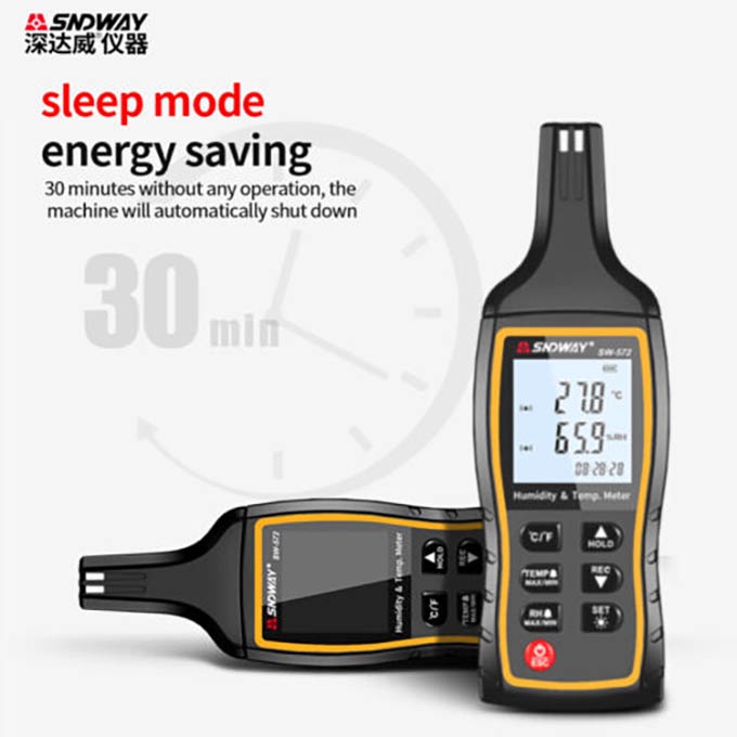 Jual Humidity Temperature Meter SNDWAY SW-572 Thermometer Hygrometer ...