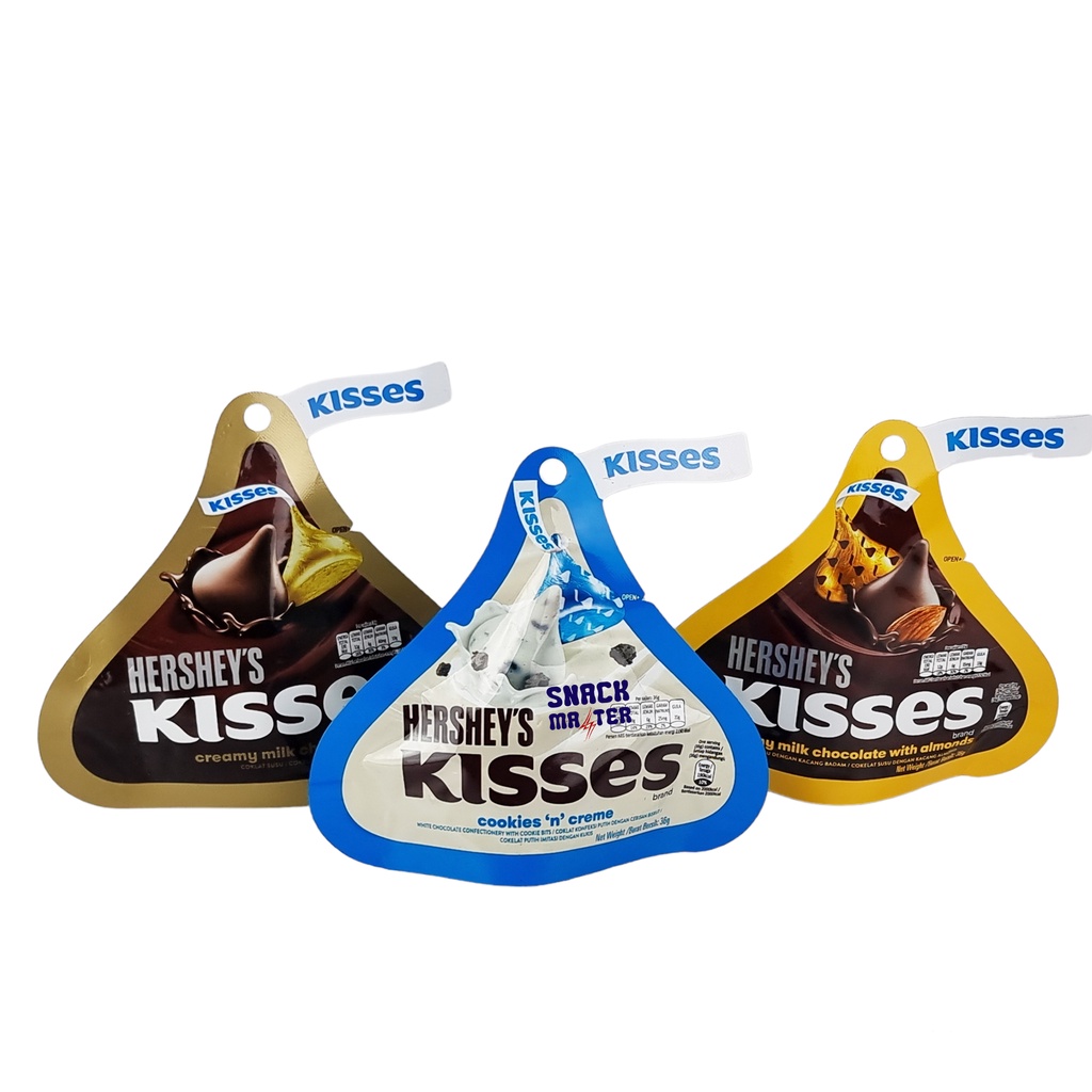 Jual Hershey's Kisses Chocolate Import Viral Netto 36 gr Shopee