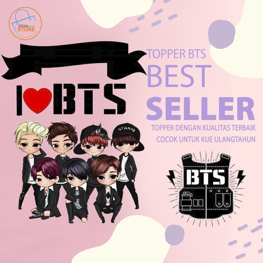 Jual Topper Custom Happy Birthday BTS 34 | Shopee Indonesia