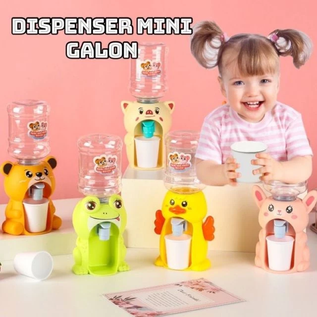 Dispenser Ari Mini Galon Portable Anak Air Minum Karakter | AutoStock