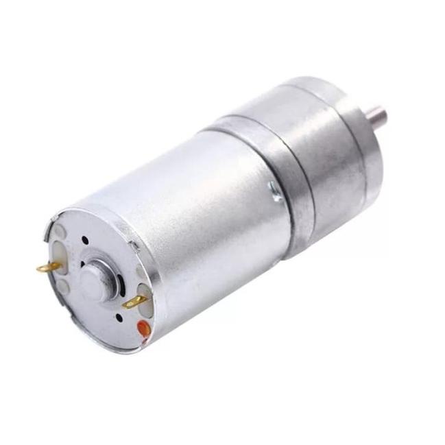Jual Motor DC Gearbox 12V 130Rpm Gear Box High Torque 20Kgcm Shaft 4mm
