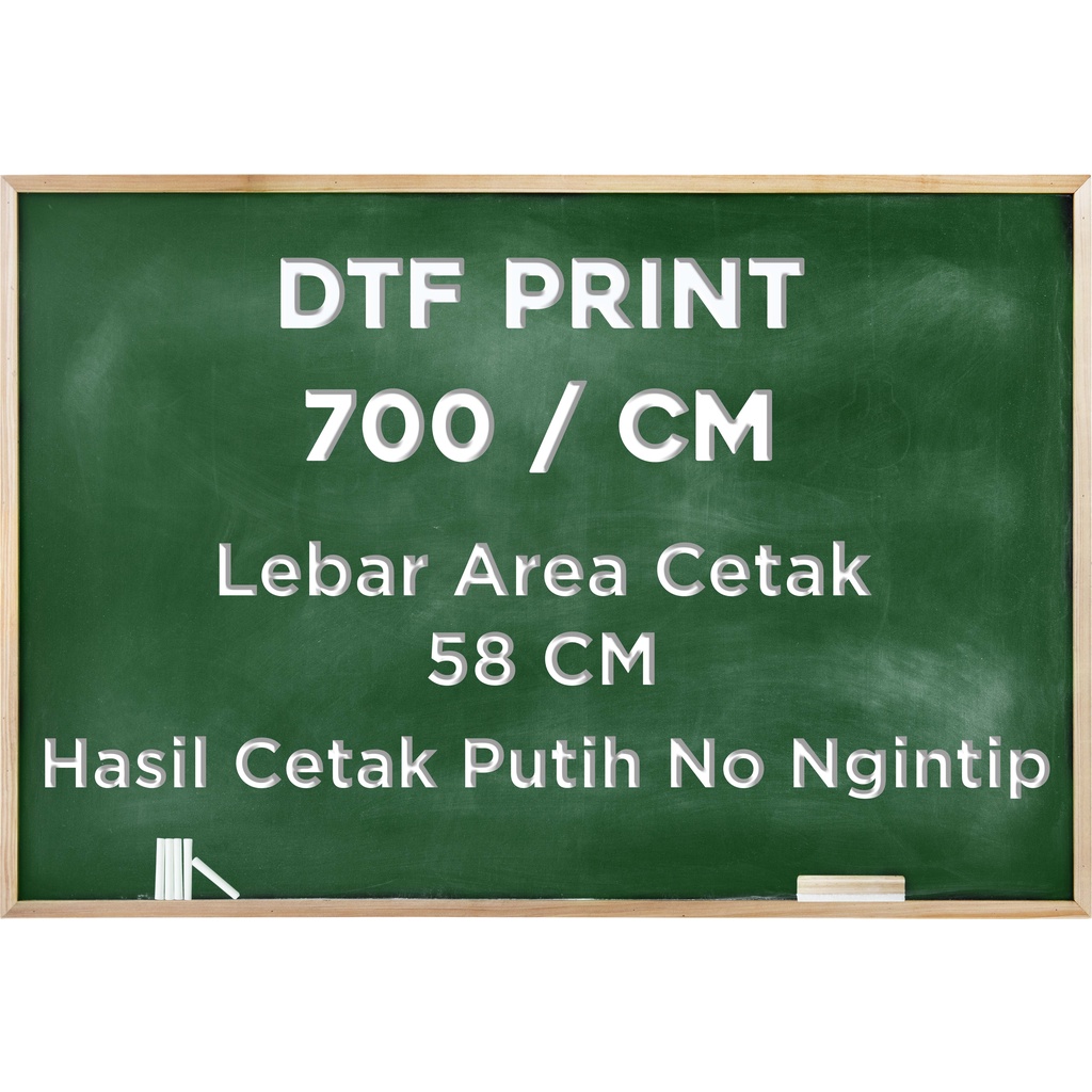 Jual Dtf A Jasa Print Cetak Siap Cetak Sablon Dtf Print Lebar Cm Sablon Setrika Sablon