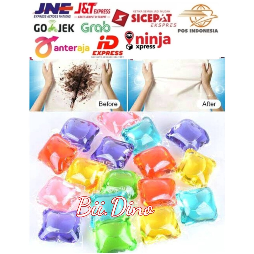 Jual Bola Sabun Laundry Ball Gel Cuci Baju Detergent Beads Deterjen ...