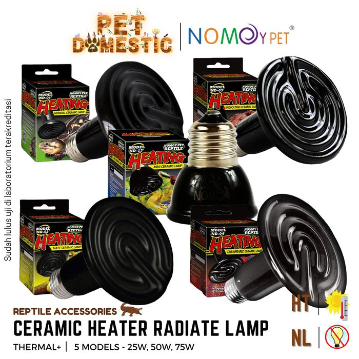 Jual LAMPU KERAMIK HEATER CERAMIC HEAT LAMP PENGHANGAT KANDANG REPTIL