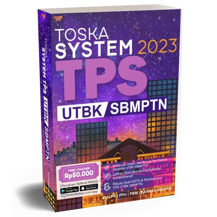 Jual Persiapan Psikotest Bebas Toska System Utbk Sbmptn Tps Kumpulan Materi Rumus Shopee