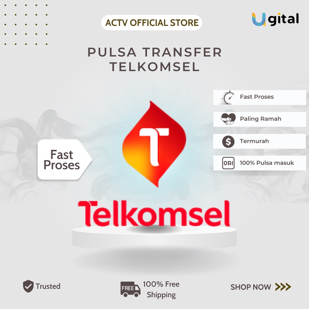 Jual Pulsa Transfer Telkomsel Murah 25k 35k 50k 60k 75k 80k 90k 100k