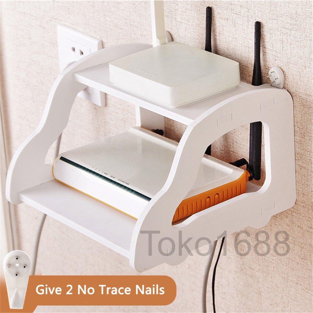Jual Queen_Fashions Rak Wifi Kotak Router Telepon Rak Penyimpanan ...
