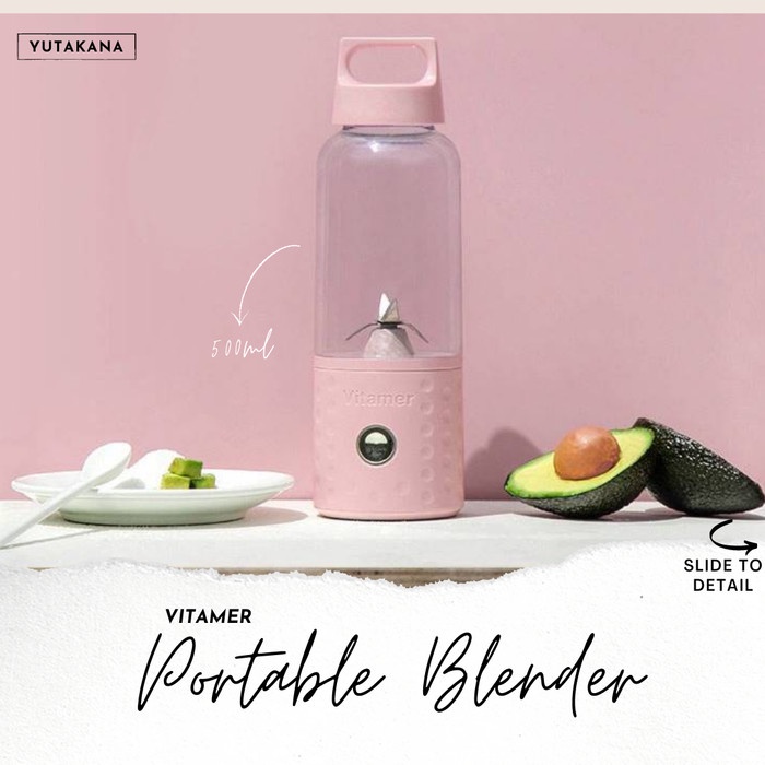 Jual Vitamer Electric Juicer Blender Jus Portable Kapasitas 500Ml