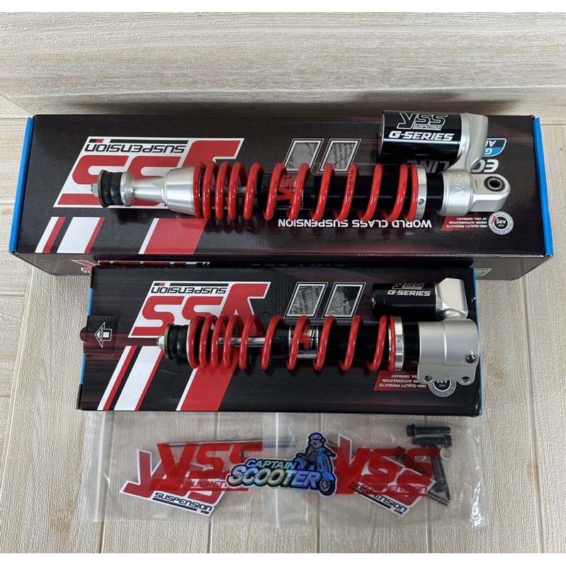 Jual Shock Shockbreaker Yss G Series Black Red Vespa Sprint Primavera V Iget Shopee Indonesia