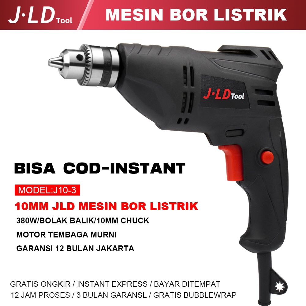 Jual COD JLD 380W Mesin Bor Listrik 10mm Bor Murah J10-3 Bor Tembok ...