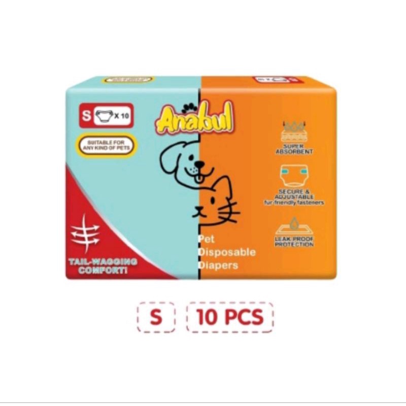Jual Anabul Pet Diapers - Popok Anjing Kucing Anabul - ( Harga per Pcs ...
