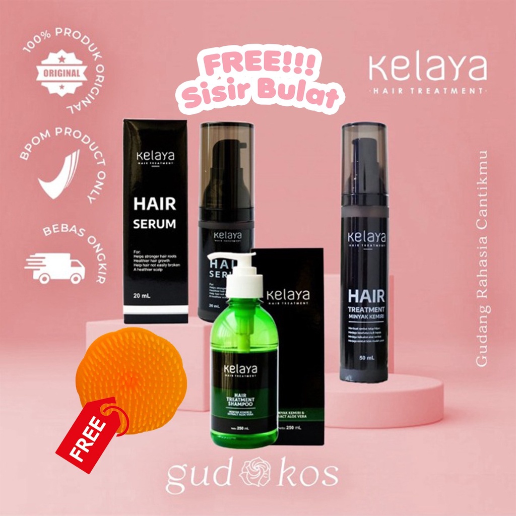 Jual Kelaya Hair Treatment Shampoo Hair Serum Minyak Kemiri Anti