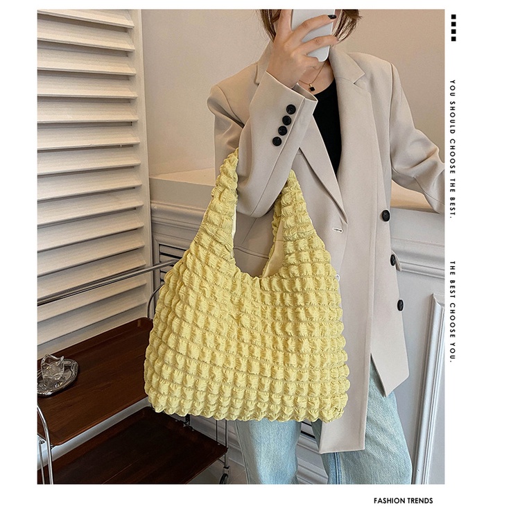 Jual PUFFY FOAM KOREAN TOTE BAG / TAS KOREA AESTHETIC/ TAS TOTE KOREA