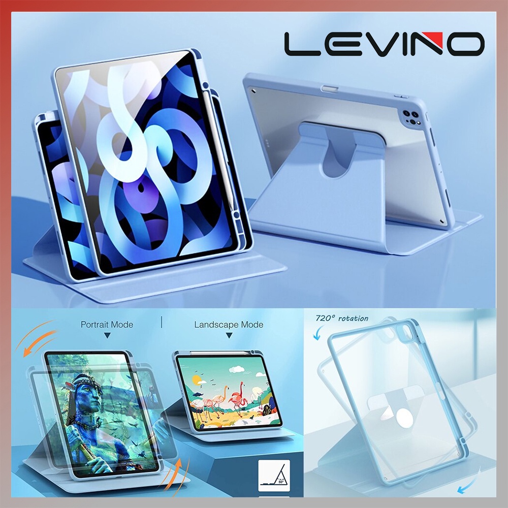 Jual New 360 Rotation iPad Mini 6 Case Smart Case For iPad Pro 11" 12.9