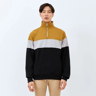 M231 Sweater Half Zip Coklat 2456A