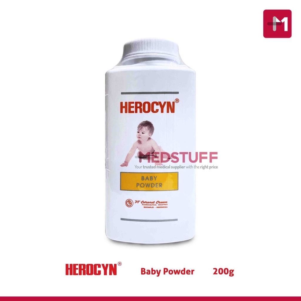 Jual Bedak Herocyn Baby Powder 200gr Bedak Bayi Bedak Gatal Biang ...