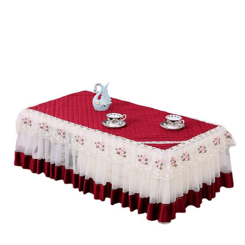 Jual Rectangle Lace Tablecloth Table Runner - Taplak Meja Renda ...