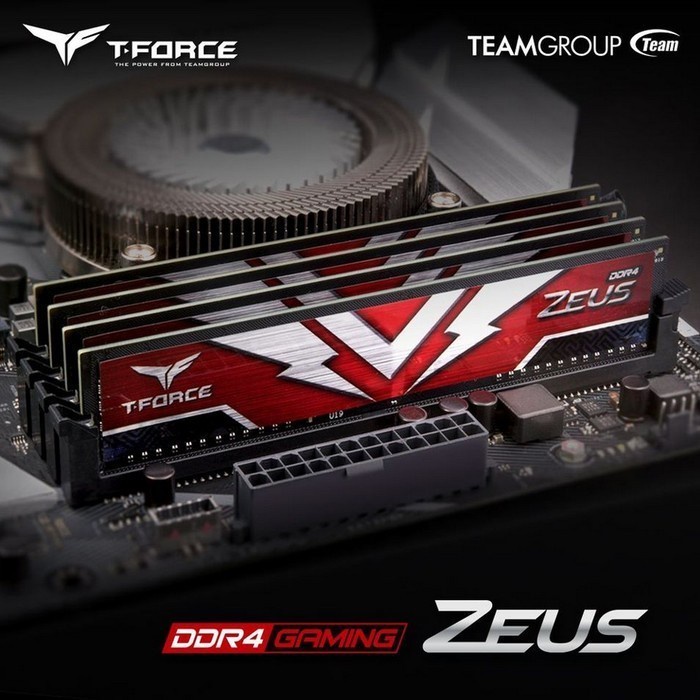 Jual Team T-Force Zeus Ddr4Pc25600 3200Mhz 8Gb(1X8Gb)-Ttzd48G3200Hc2001 ...