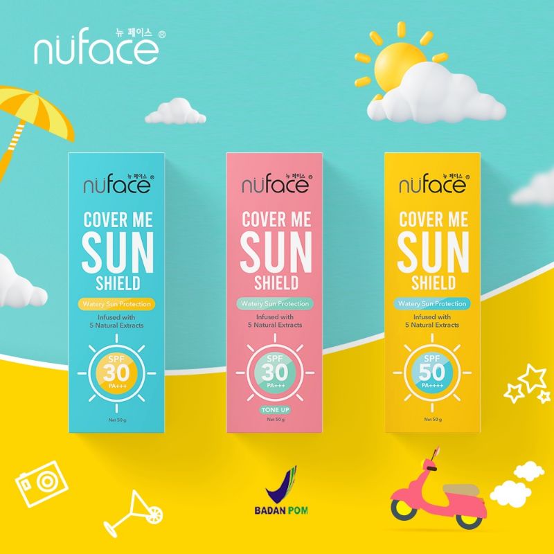 Jual [ COSMO ] NUFACE Cover Me Sun Shield | Shopee Indonesia