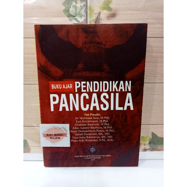 Jual Buku Ajar Pendidikan Pancasila Mohamad Anas Mphil Shopee Indonesia 