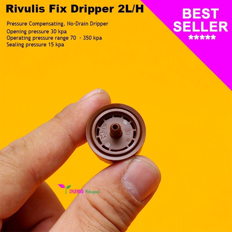 Jual Rivulis Supertif Fix Dripper 2 L/H Pressure Compensate NoDrain