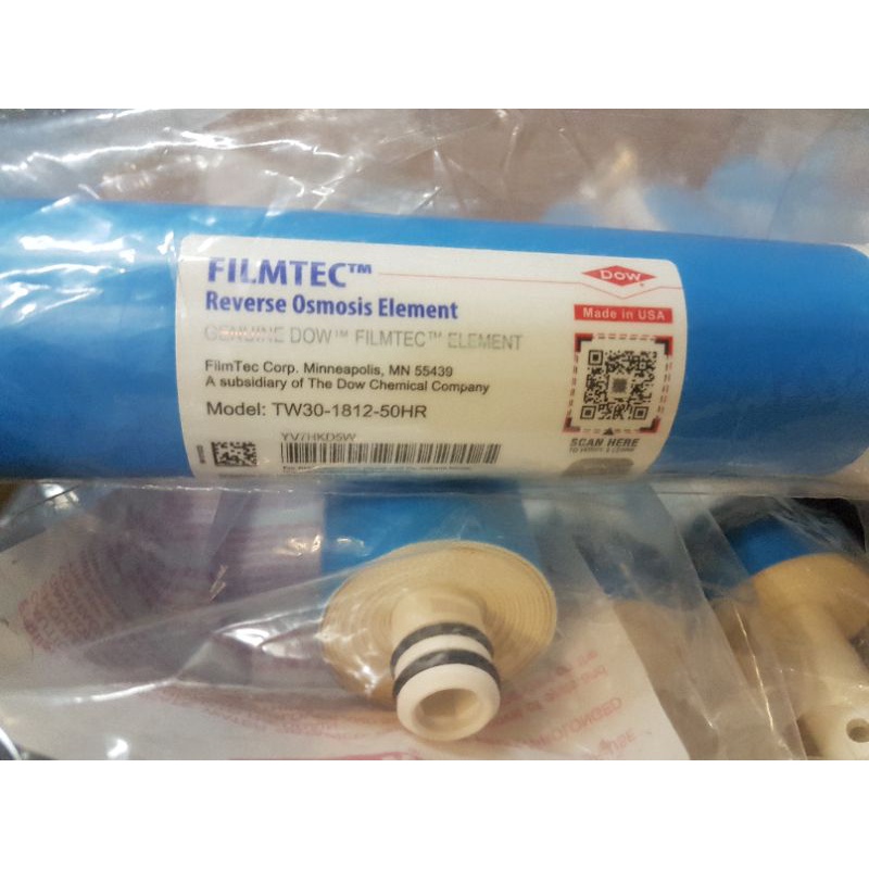 Jual Membran RO - Dow Filmtec 50 gpd - Filter Air MADE IN USA | Shopee ...