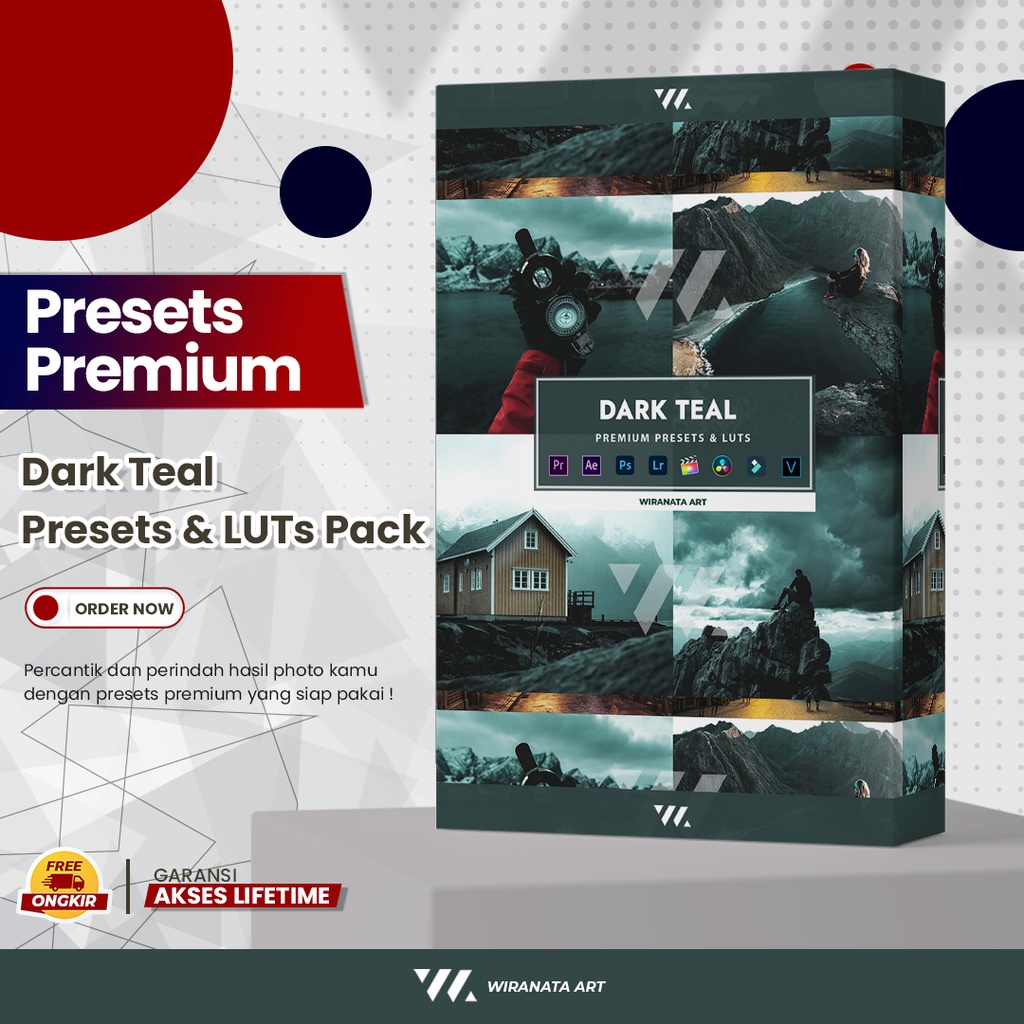 Jual Dark Teal Premium Presets Lightroom Foto Dan Video LUT LUTs VN Android IOS PC Shopee