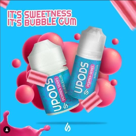 Jual Liquid Upods Permen Series Bubbblegum Pods Friendly 30ml Shopee Indonesia 