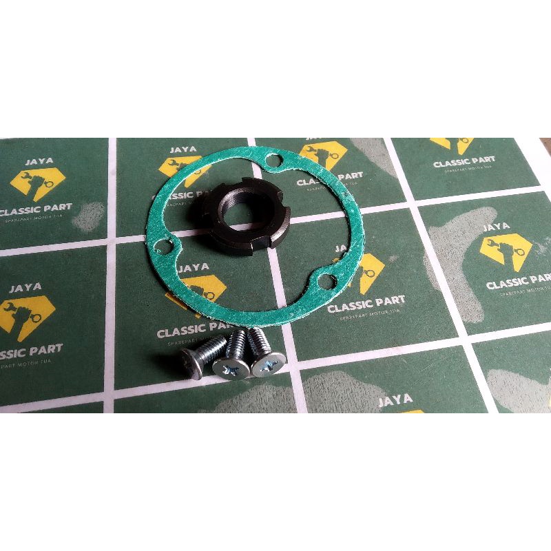 Jual BAUT+MUR+PACKING ROTOR POMPA OLI TOPI MEKSIKO PNP CB100/CB125 ...
