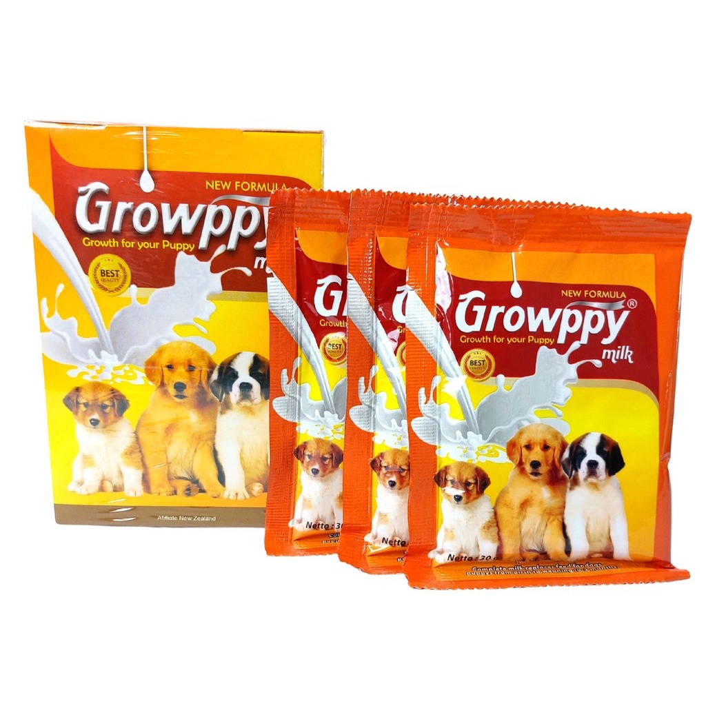 Jual Susu Anak Anjing / Growppy Dog Milk Puppy 30gr | Susu untuk Anjing ...