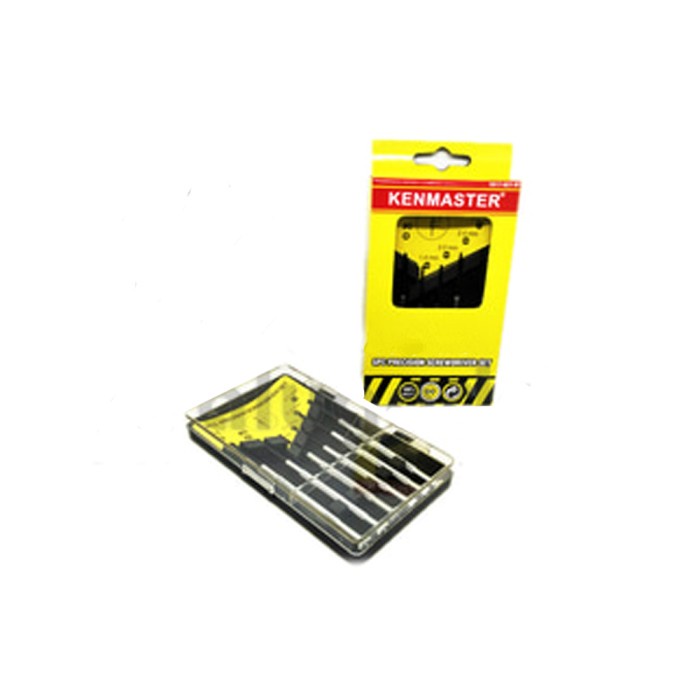 Jual KENMASTER 6 pcs SCREWDRIVER SET Kenmaster Obeng Jam TSB | Shopee ...