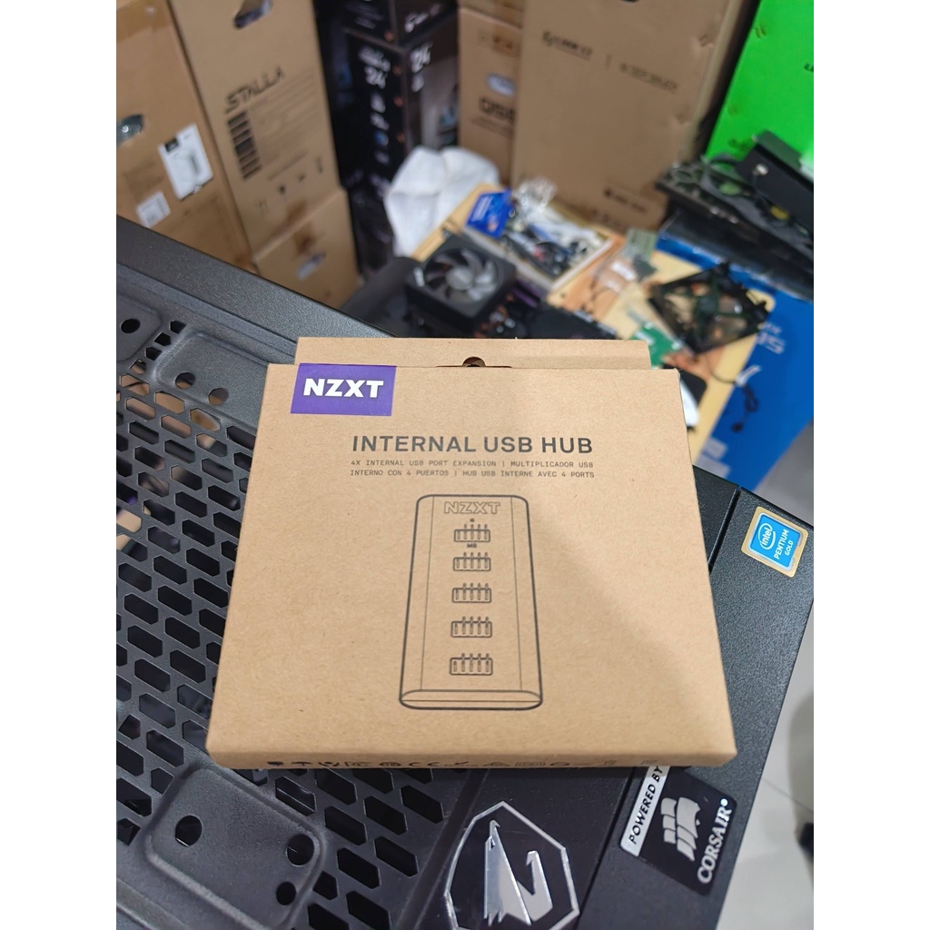 Jual NZXT Internal USB Hub Splitter 9 pin Magnetic - USB 2.0 9pin PC ...