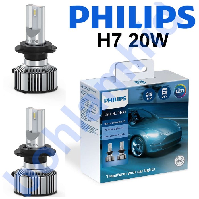 Jual LAMPU LED H7 PHILIPS ULTINON ESSENTIAL G2 Bohlam Putih Shopee