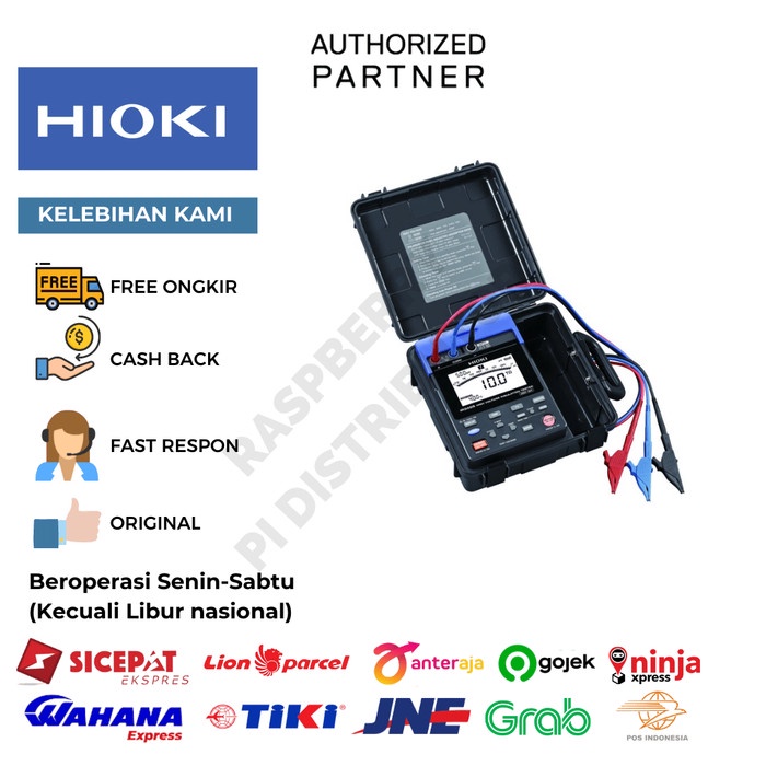 Jual HIOKI IR3455 HIGH VOLTAGE INSULATION TESTER / ALAT UKUR LISTRIK
