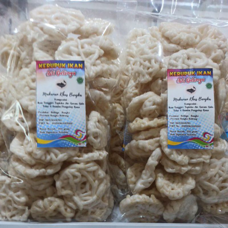 Jual Krupuk Ikan Tenggiri Asli Belinyu Shopee Indonesia