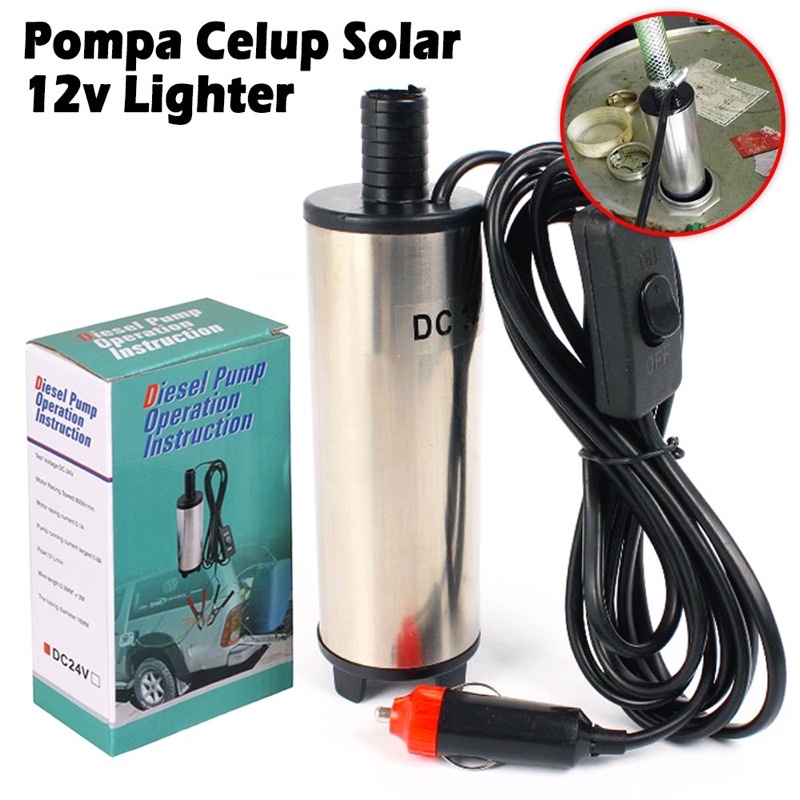 Jual MAXPUMP POMPA MINI DC24V 38MM Pompa air celup 24V DC 38mm pompa ...