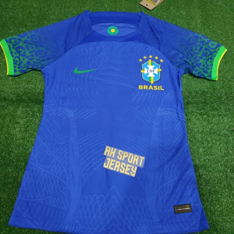 Jual JERSEY BOLA BRAZIL AWAY NEW PIALA DUNIA 2022 PLAYER ISSUE GRADE ...