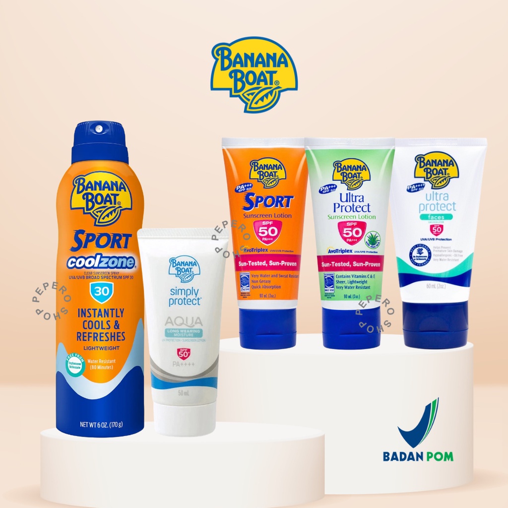 Jual Banana Boat Sunscreen Sunblock Spf 50 Pa Simply Protect