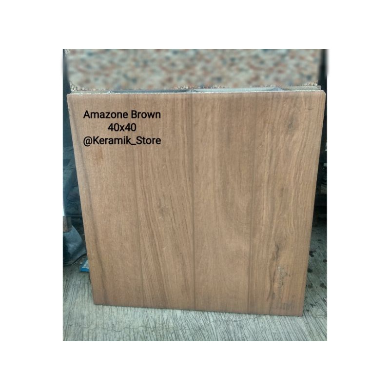 Jual Keramik Lantai 40x40 Kasar Platinum Amazone Brown Grey Shopee