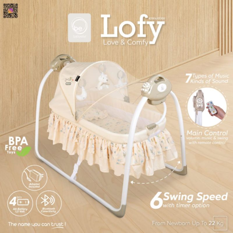 Jual Box baby Babyelle Automatic Baby Swing Bed Cradle 82006 7 8 Lofy Ranjang bayi swing Shopee Indonesia