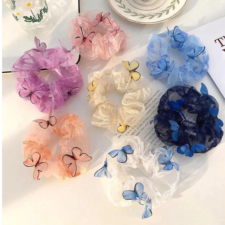 Jual Ikat Rambut Scrunchie Sunflower / Ikat Rambut Korea / Kunciran ...