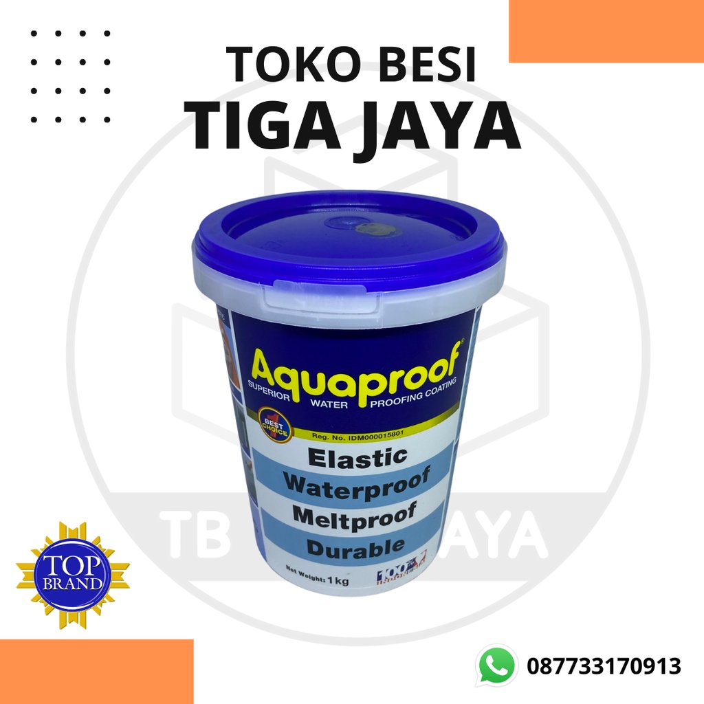 Jual Cat Pelapis Anti Bocor Aquaproof 1kg Shopee Indonesia 8692