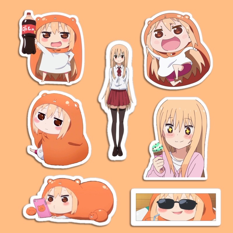 Jual Sticker Anime Umaru chan himotou Umaru chan Cola potato chips ...