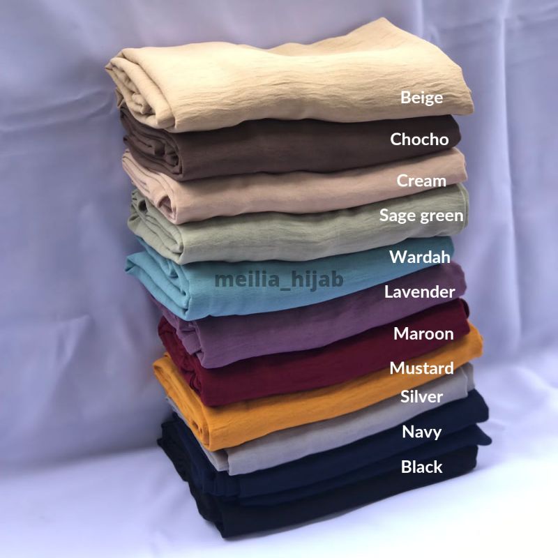 Jual Bergo Shiqa By MH (Bergo Crinkle Airflow) | Shopee Indonesia