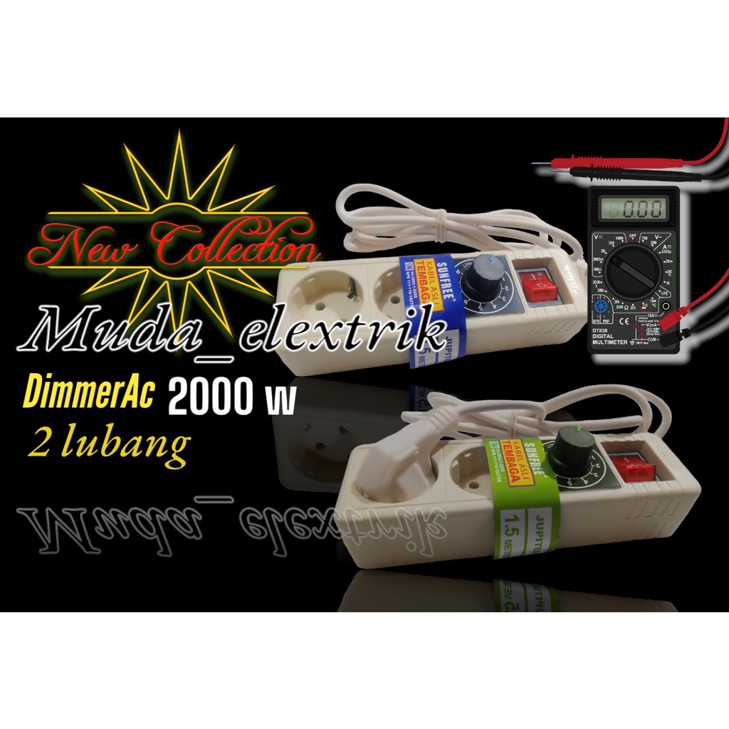 Jual Dimmer 2000w Ac Pengatur Kecepatan Bor Gerinda Dimmer 2000 Watt Ac