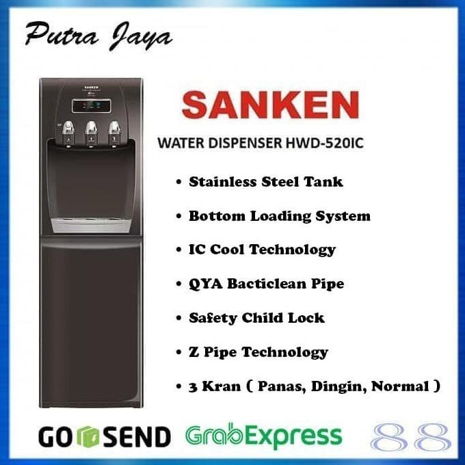 Jual SANKEN HWD C523 Dispenser Galon Bawah With Child Lock HWDC523IC